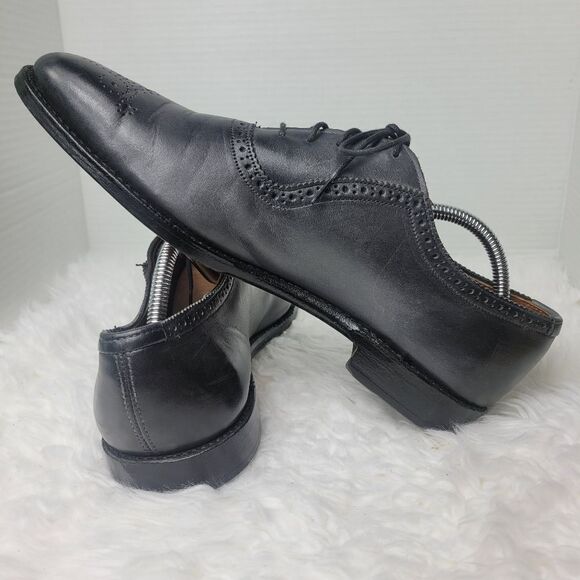 Allen Edmonds Cornwallis Oxfords Dress Shoes Mens Size 11 Gray Leather - Picture 6 of 10